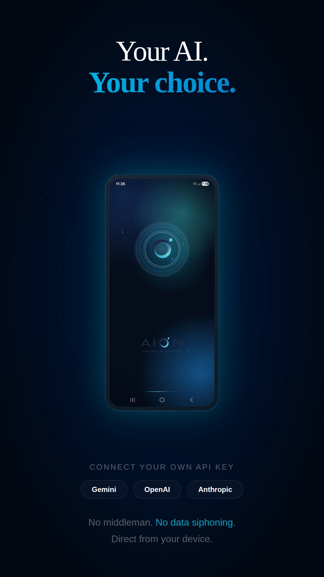 Bring your own AI key